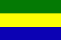 Flaga: Gabon